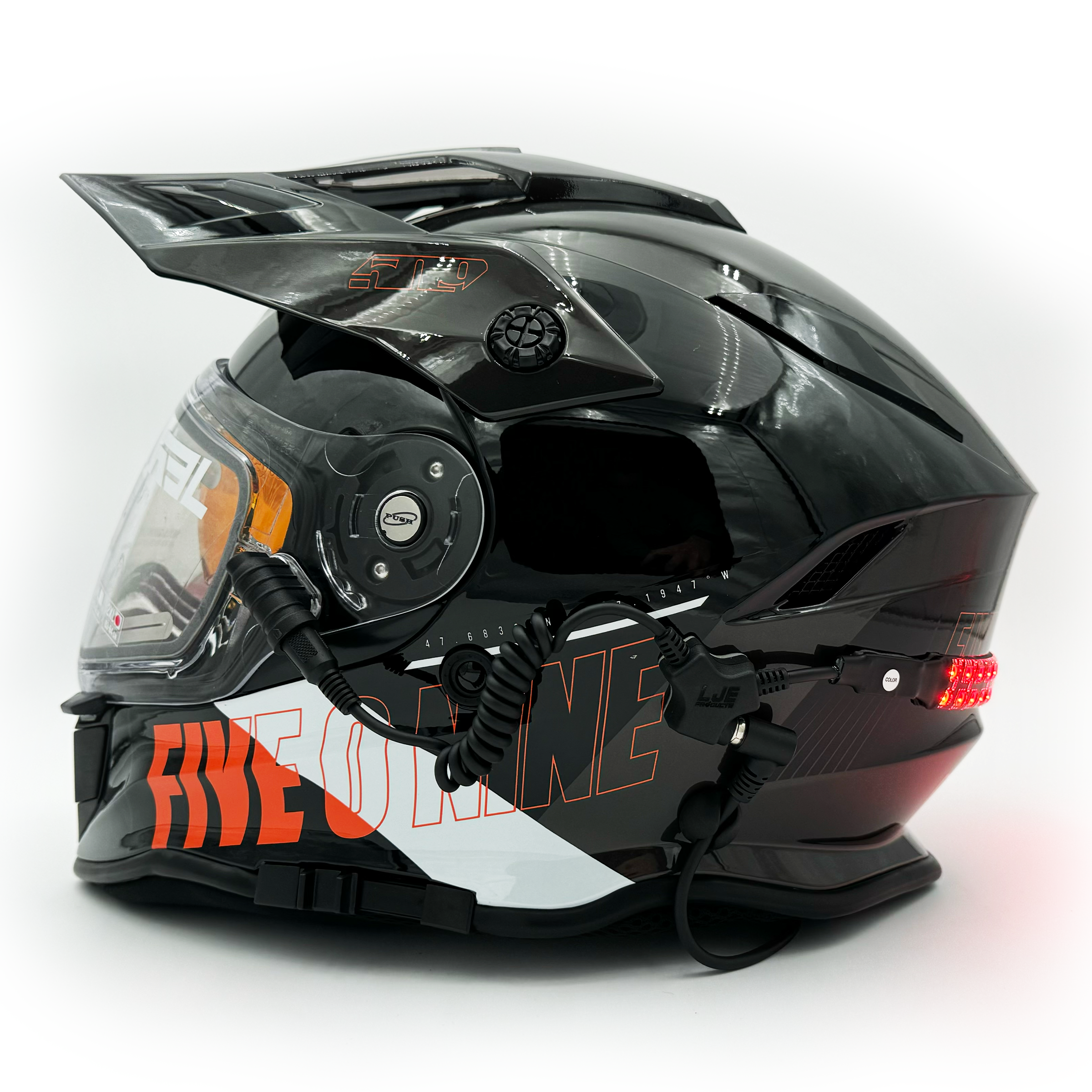 Blizzard Buster - Color Selectable Helmet Safety Light