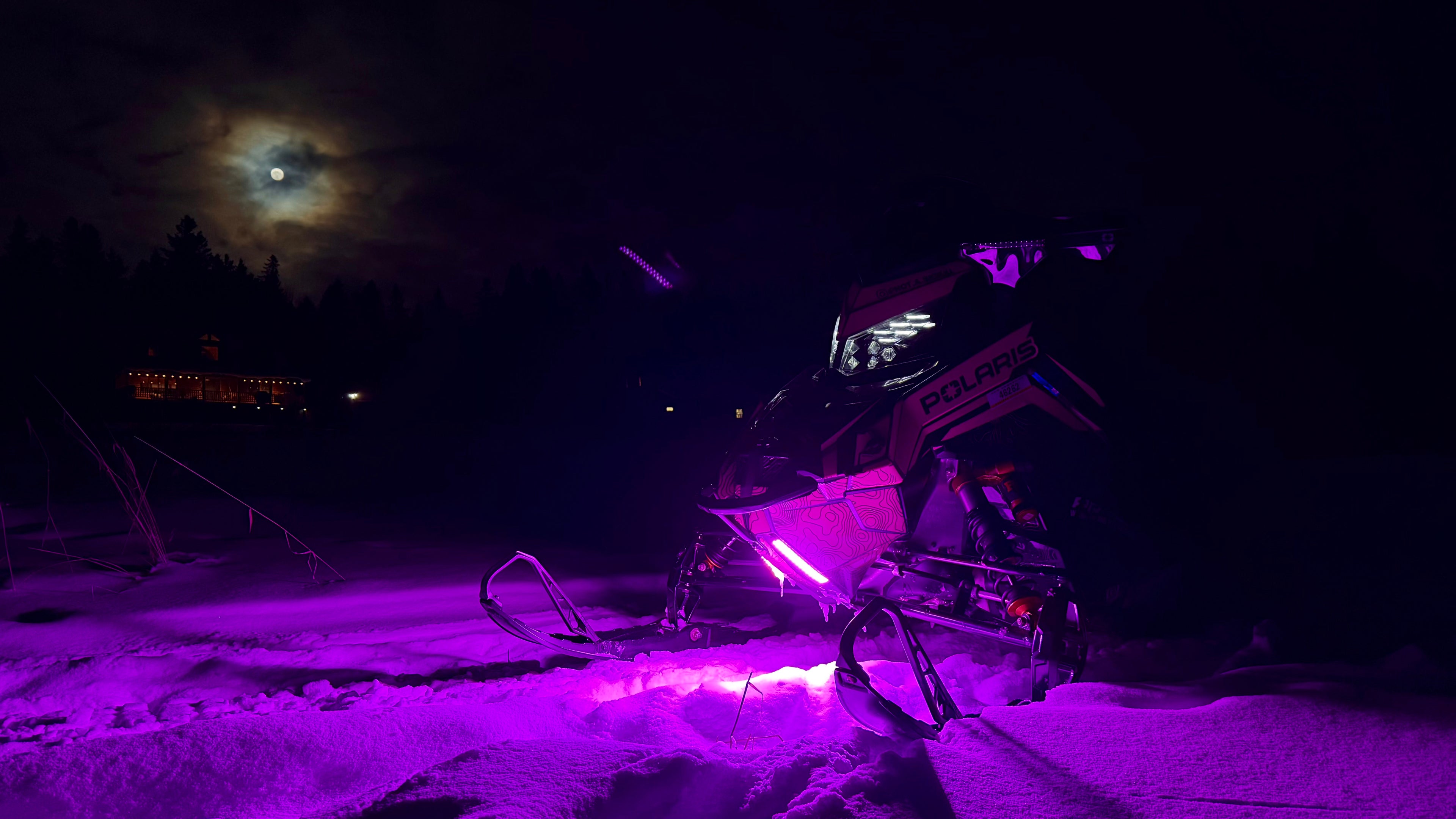 Pink WhiteOut Safety Light for Polaris/Universal