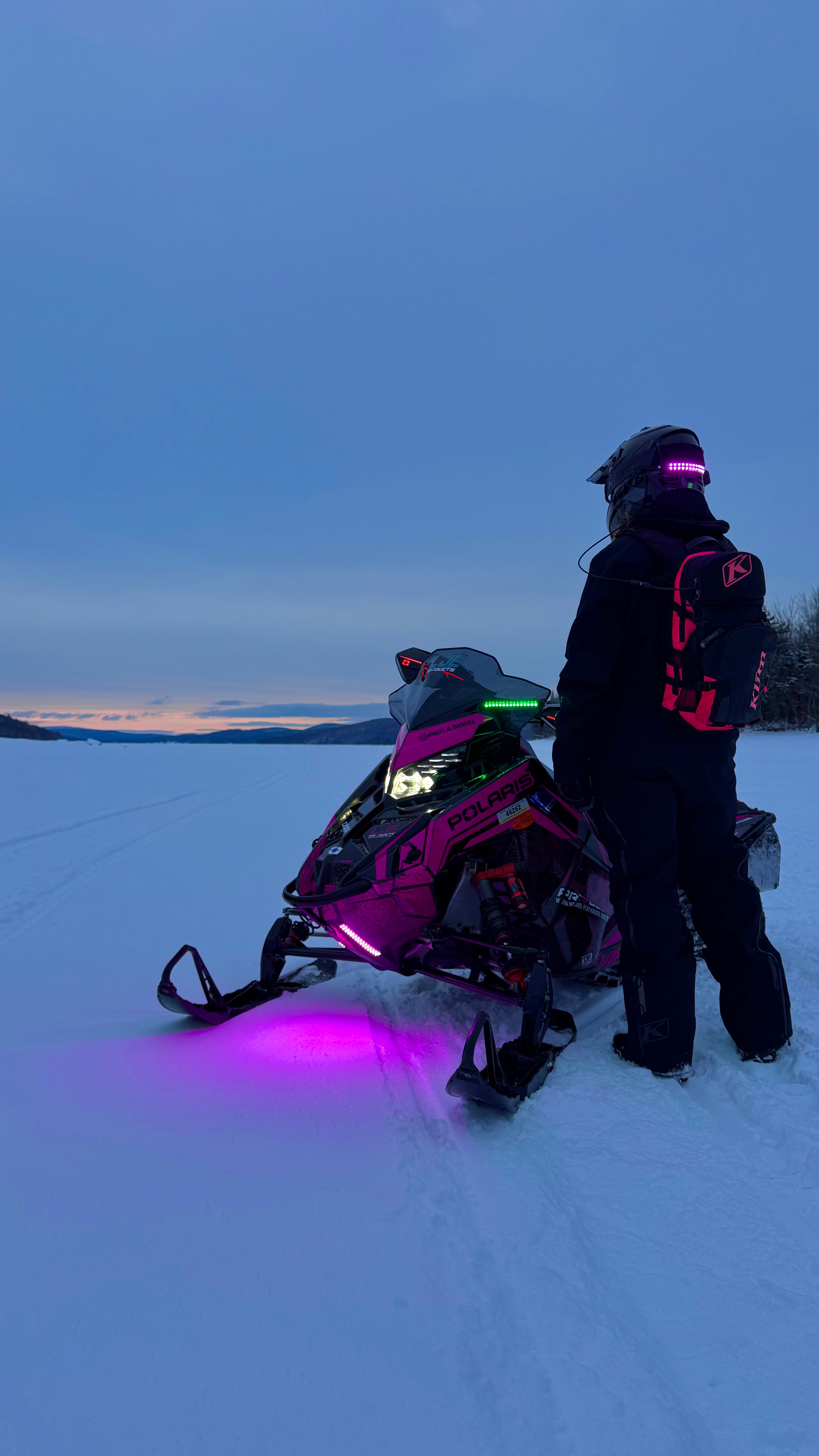 Pink WhiteOut Safety Light for Polaris/Universal