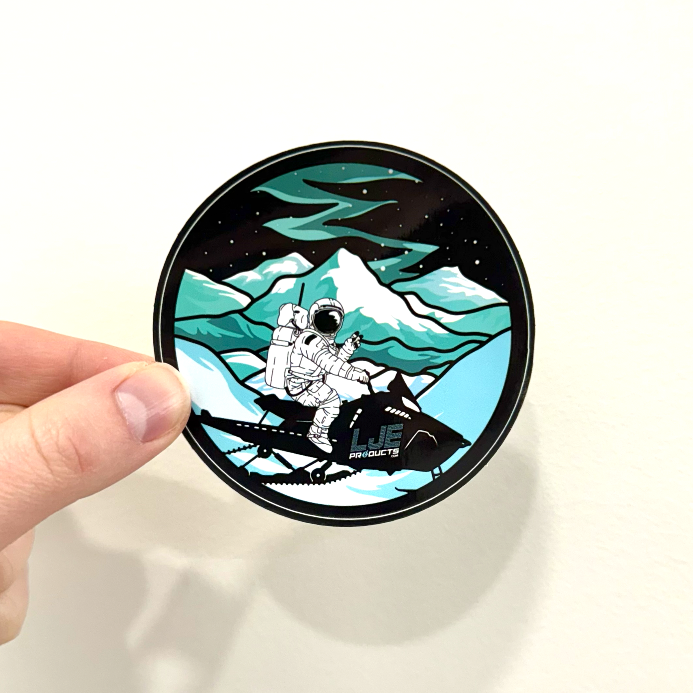 Teal Astronaut Sticker