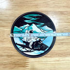 Teal Astronaut Sticker