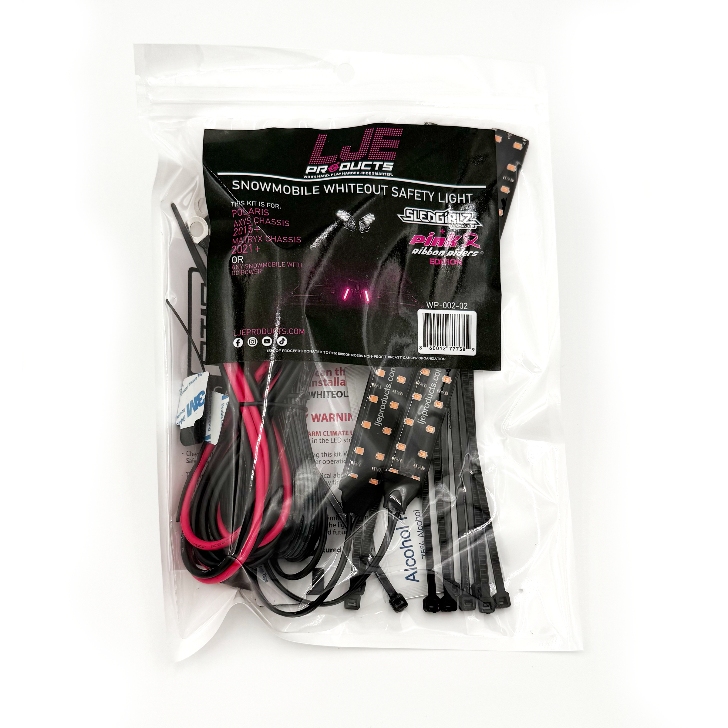 Pink WhiteOut Safety Light for Polaris/Universal