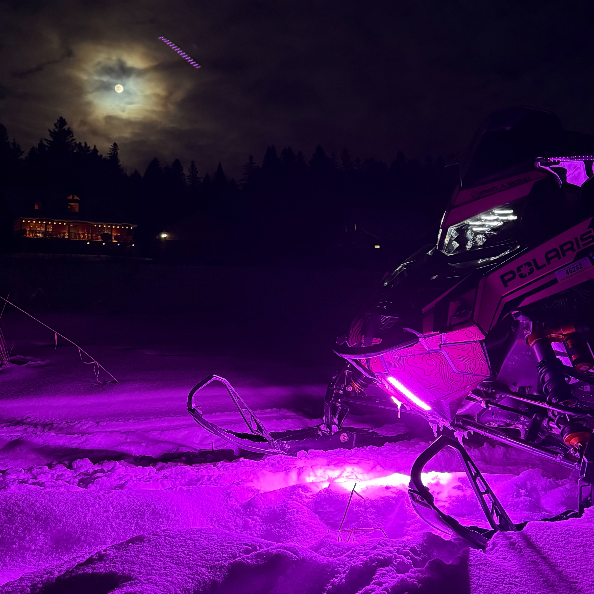 Pink WhiteOut Safety Light for Polaris/Universal